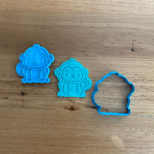 Monkey Cookie Cutter and Stamp, Cookie Cutter Store