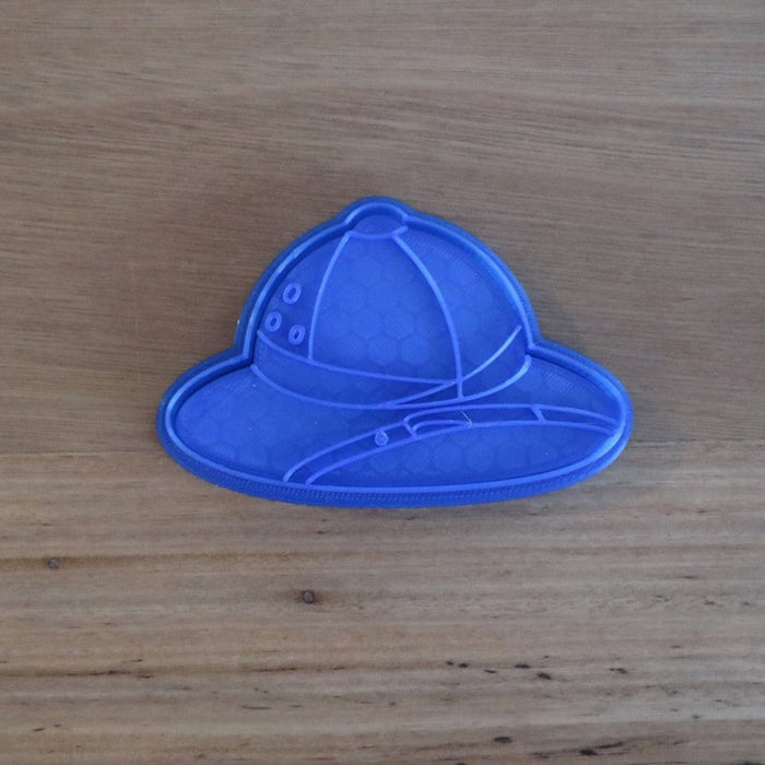 Safari Hat Cookie Cutter and Optional Fondant Stamp