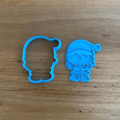 Santa Girl Cookie Cutter & Emboss Stamp NEW FOR 2020
