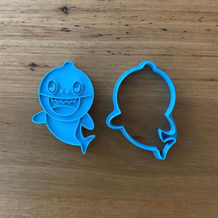 Shark Cookie Cutter & Optional Stamp.  Perfect for making your beautiful ocean themed cookies, have a look at our other cute animals in store - simply search "Animals" in store!