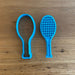 Squash Tennis Racquet Cookie Cutter and Stamp Set, Cookie Cutter Store