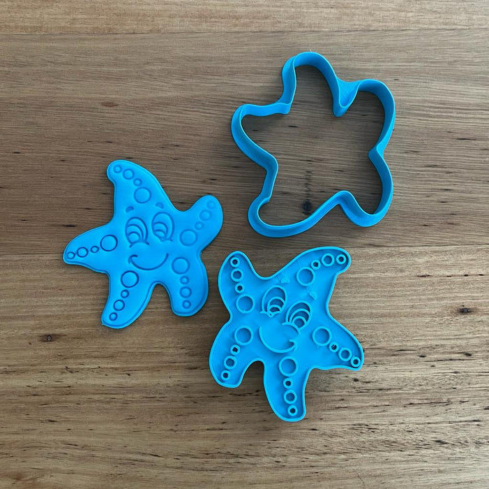Star Fish Cookie Cutter & Stamp, Cookie Cutter Store