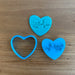 Thank You with Heart Beat Cookie Cutter & Emboss Stamp, Cookie Cutter Store