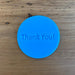 Thank You cookie emboss stamp, cookie cutter store