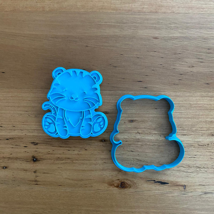 Tiger Cookie Cutter and Stamp, Cookie Cutter Store