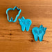 Tooth with Bow Cookie Cutter with Face Emboss Stamp