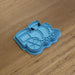 Train Cookie Cutter and optional Stamp measures approx. 65mm tall by 90mm wide.  You can choose just the outline cookie cutter or add the stamp for fondant or royal icing decoration.  Also, don't miss our other vehicle themed cookie cutters, search for "Transport" in our search bar.