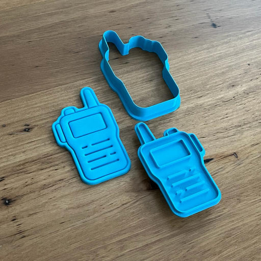 Walkie Talkie Cookie Cutter and Stamp, Cookie Cutter Store
