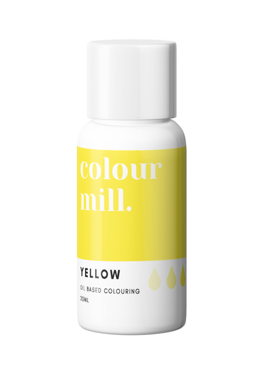 Colour Mill Oil Based Colour for Cookie, Fondant, Royal Icing Colouring, Yellow Colour, Cookie Cutter Store