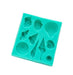 Silicone Mould Sea Shells, Cookie Cutter Store