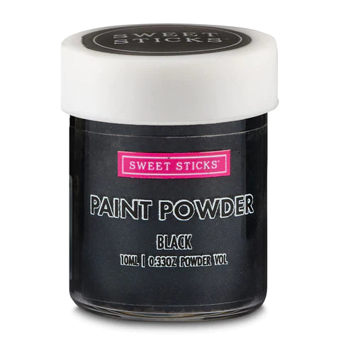 Sweet Sticks Paint Powder - Black, Decorative Paint, Baking Cakes and Cookies, available at Cookie Cutter Store