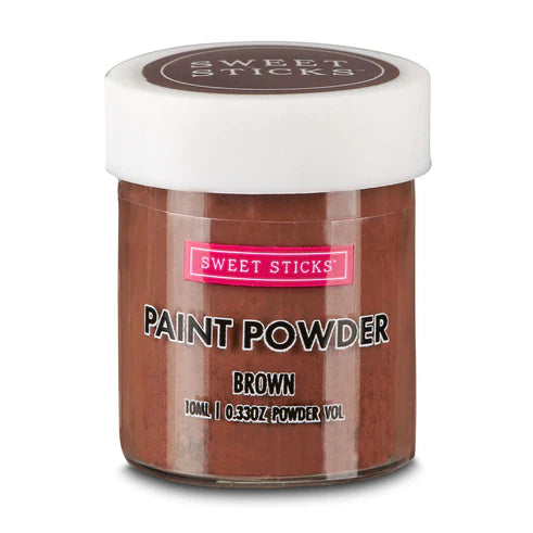 Sweet Sticks Paint Powder - Brown, Decorative Paint, Baking Cakes and Cookies, available at Cookie Cutter Store