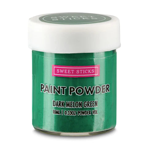 Sweet Sticks Paint Powder - Dark Melon Green, Decorative Paint, Baking Cakes and Cookies, available at Cookie Cutter Store
