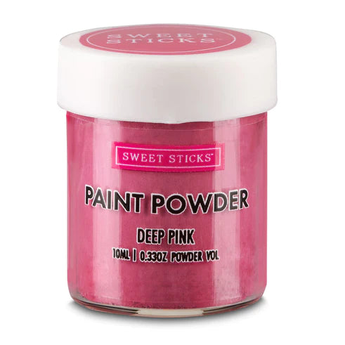 Sweet Sticks Paint Powder - Deep Pink, Decorative Paint, Baking Cakes and Cookies, available at Cookie Cutter Store