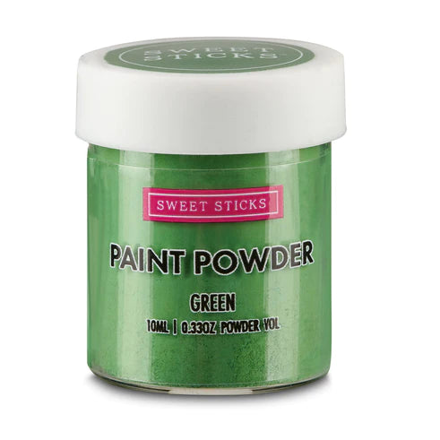 Sweet Sticks Paint Powder - Green, Decorative Paint, Baking Cakes and Cookies, available at Cookie Cutter Store