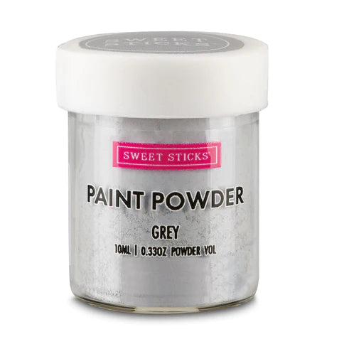 Sweet Sticks Paint Powder - Grey, Decorative Paint, Baking Cakes and Cookies, available at Cookie Cutter Store