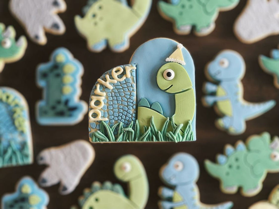 Diplodocus Dinosaur style #2 - Cookie Cutter & Emboss Stamp