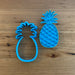 Pineapple Cookie Cutter and Optional Stamp. Perfect for your summer fruits theme