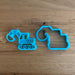 Digger Cookie Cutter and optional Stamp