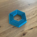Set of 5 Hexagon cookie cutters, cookie cutter store