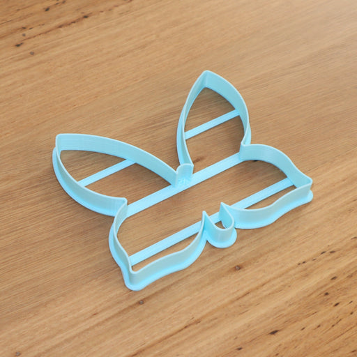 Butterfly cookie cutter with and without stamp emboss lines