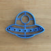 UFO cookie cutter with internal stamp