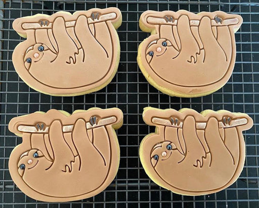 Sloth Cookie Cutter & Optional Emboss Stamp