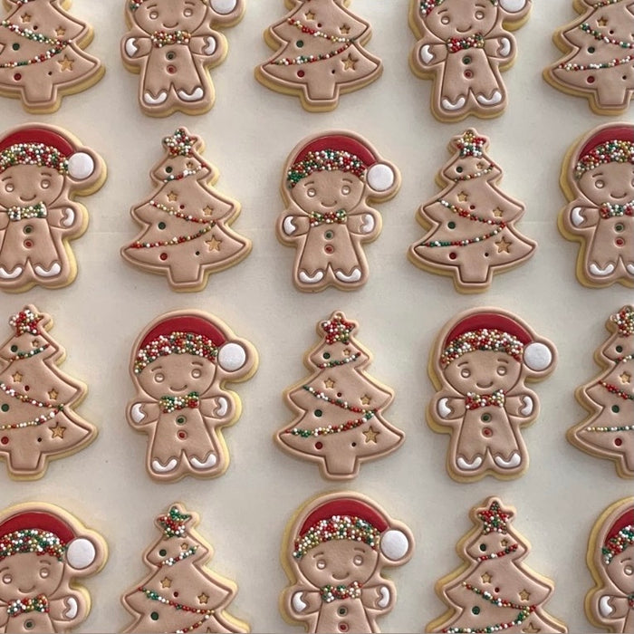 Gingerbread Man for Christmas Cookie Cutter & Stamp
