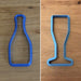 Champagne Wine Bottle & Glass Cookie Cutter, Cookie Cutter Store