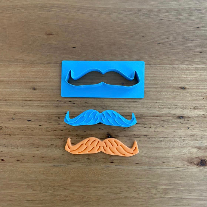 Moustache style #2 cookie Cutter & Stamp