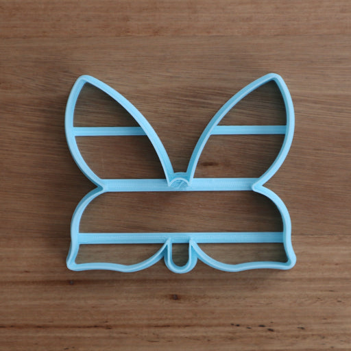 Butterfly cookie cutter with and without stamp emboss lines