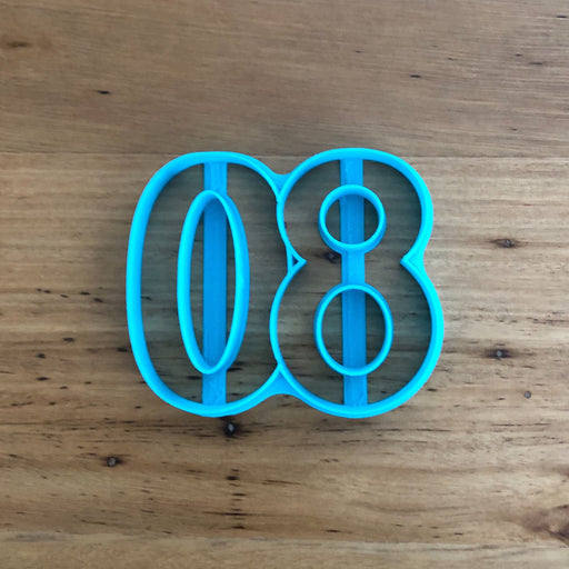 Number 80 Cookie Cutter - any number available, cookie cutter store