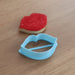 kissing lips cookie cutter