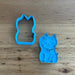 Lucky Chinese Waving Cat cookie cutter & Emboss Stamp, cookie cutter store