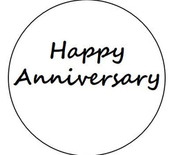 Happy Anniversary Style #3 Emboss Stamp | Cookie Cutter Store