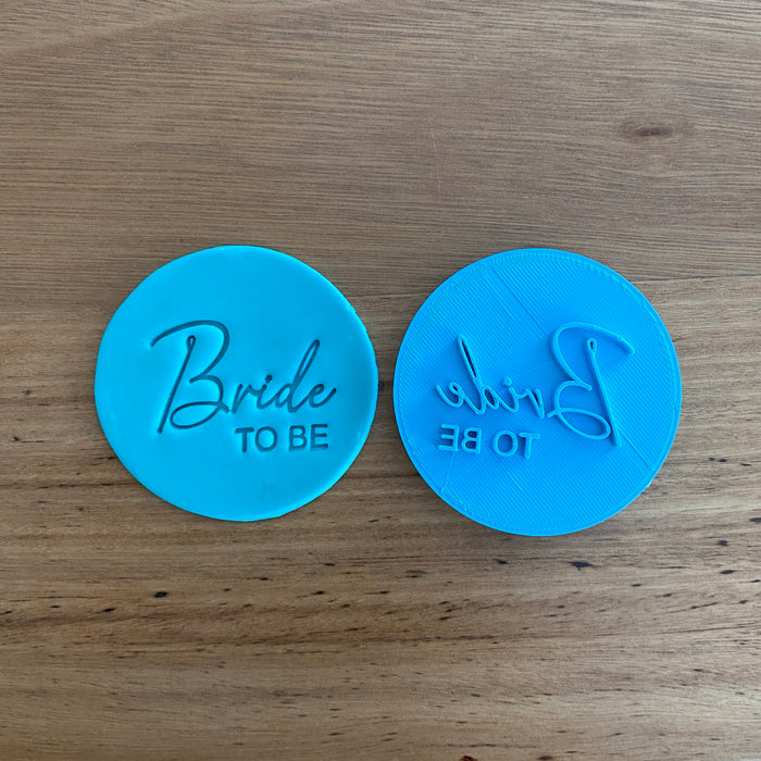 “Bride TO BE” cookie Emboss Stamp, cookie cutter store
