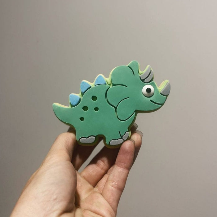 Stegosaurus Dinosaur style #1 - Cookie Cutter & Emboss Stamp
