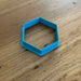 Hexagon cookie cutters various sizes, cookie cutter store