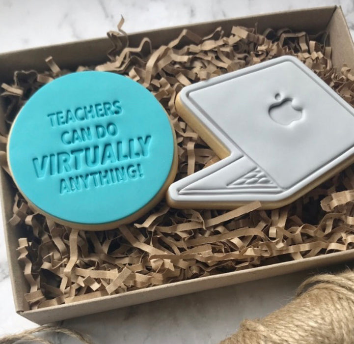 Teachers can do virtually anything Cookie Emboss Stamp, cookie cutter store