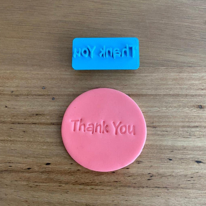 Thank You Style #1 Cookie Emboss Stamp