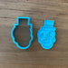 Halloween Skeleton Face Cookie Cutter and Stamp, Cookie Cutter Store
