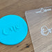 "One" Deboss Raised Effect 1st Birthday Cookie Stamp, Cookie Cutter Store
