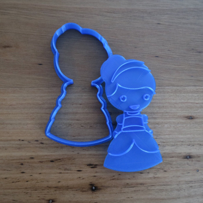 Cinderella Cookie Cutter and optional Stamp