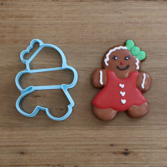 Gingerbread Girl Lady Cookie Cutter
