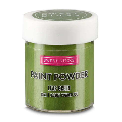 Sweet Sticks Paint Powder - Leaf Green, Decorative Paint, Baking Cakes and Cookies, available at Cookie Cutter Store