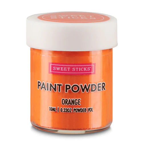 Sweet Sticks Paint Powder - Orange, Decorative Paint, Baking Cakes and Cookies, available at Cookie Cutter Store