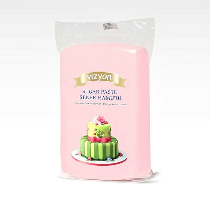 Vizyon Fondant Sugar Paste - Light Pink
