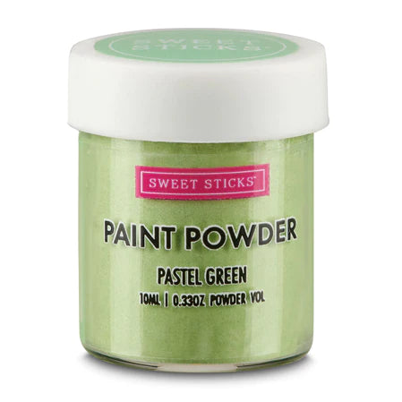 Sweet Sticks Paint Powder - Pastel Green, Decorative Paint, Baking Cakes and Cookies, available at Cookie Cutter Store