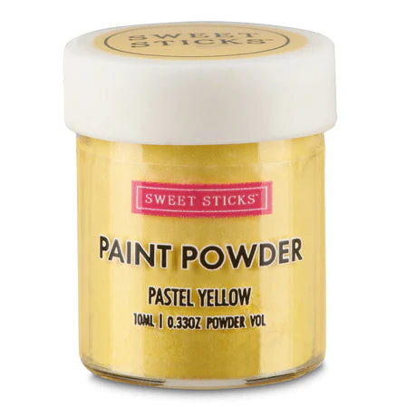 Sweet Sticks Paint Powder - Pastel Yellow, Decorative Paint, Baking Cakes and Cookies, available at Cookie Cutter Store